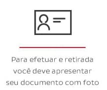 Para efetuar a retirada você deve apresentar seu documento com foto - Processo do Pickup Jadlog