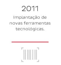 2011 - Implantação de novas ferramentas tecnológicas